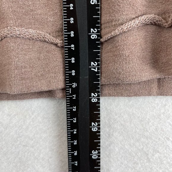 SOFT SURROUNDINGS Womens M Tan Floral Scroll Applique V-Neck Long Sleeve Tunic - Picture 7 of 10